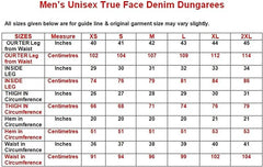 True Face Unisex Denim Dungarees