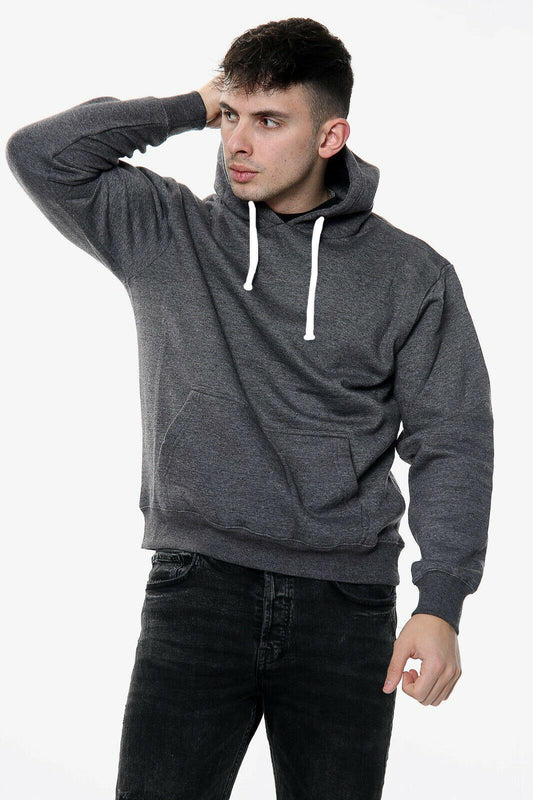 Mens Pullover Fleece Hoodie