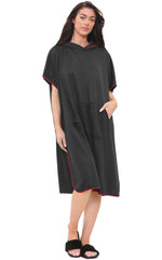 Unisex Hooded Quick Dry Poncho Towel