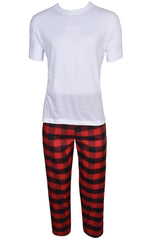 Gaffer Mens Polycotton Half Sleeves Pajamas Set