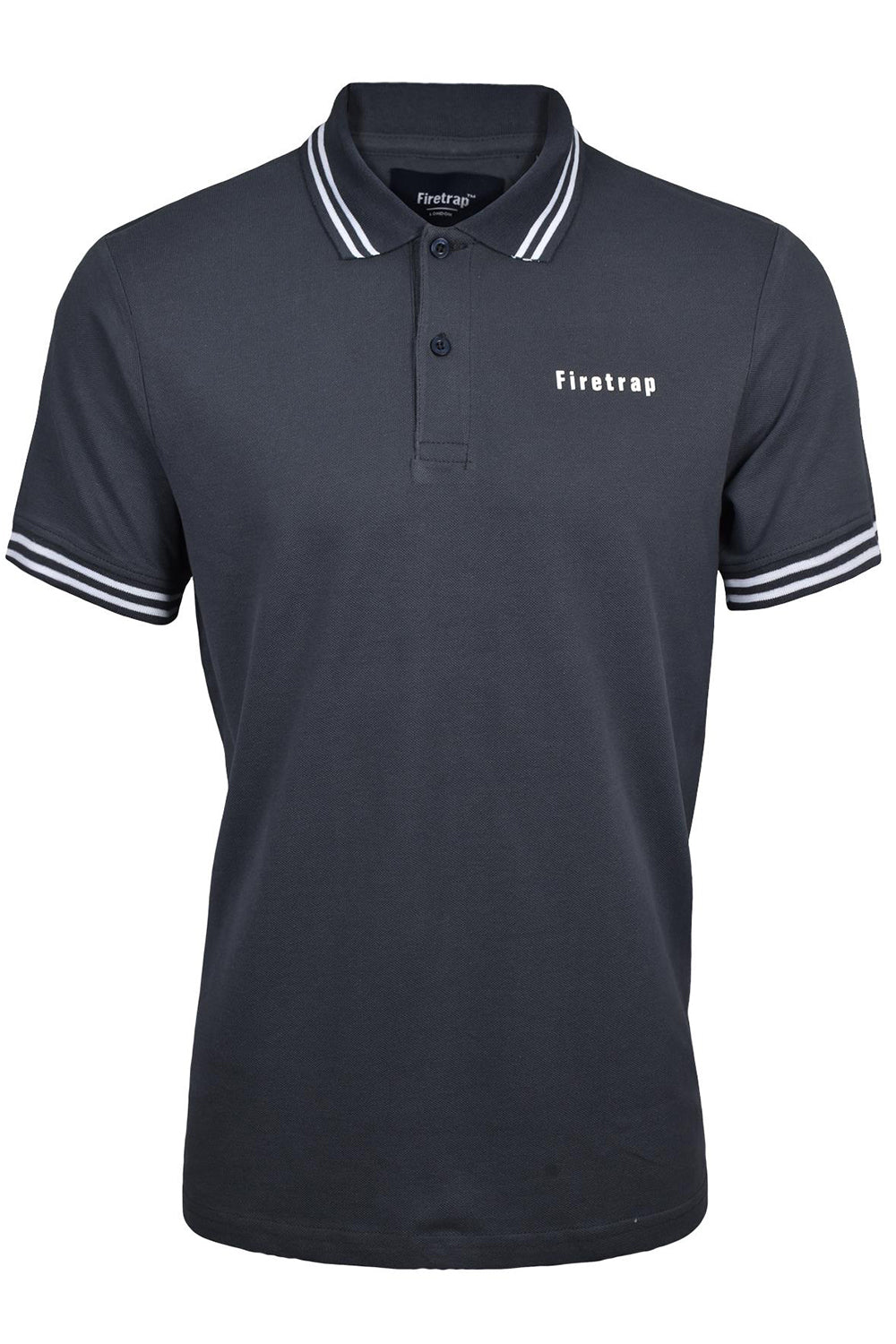 Firetrap Mens Short Sleeve Polo Collar T-shirt