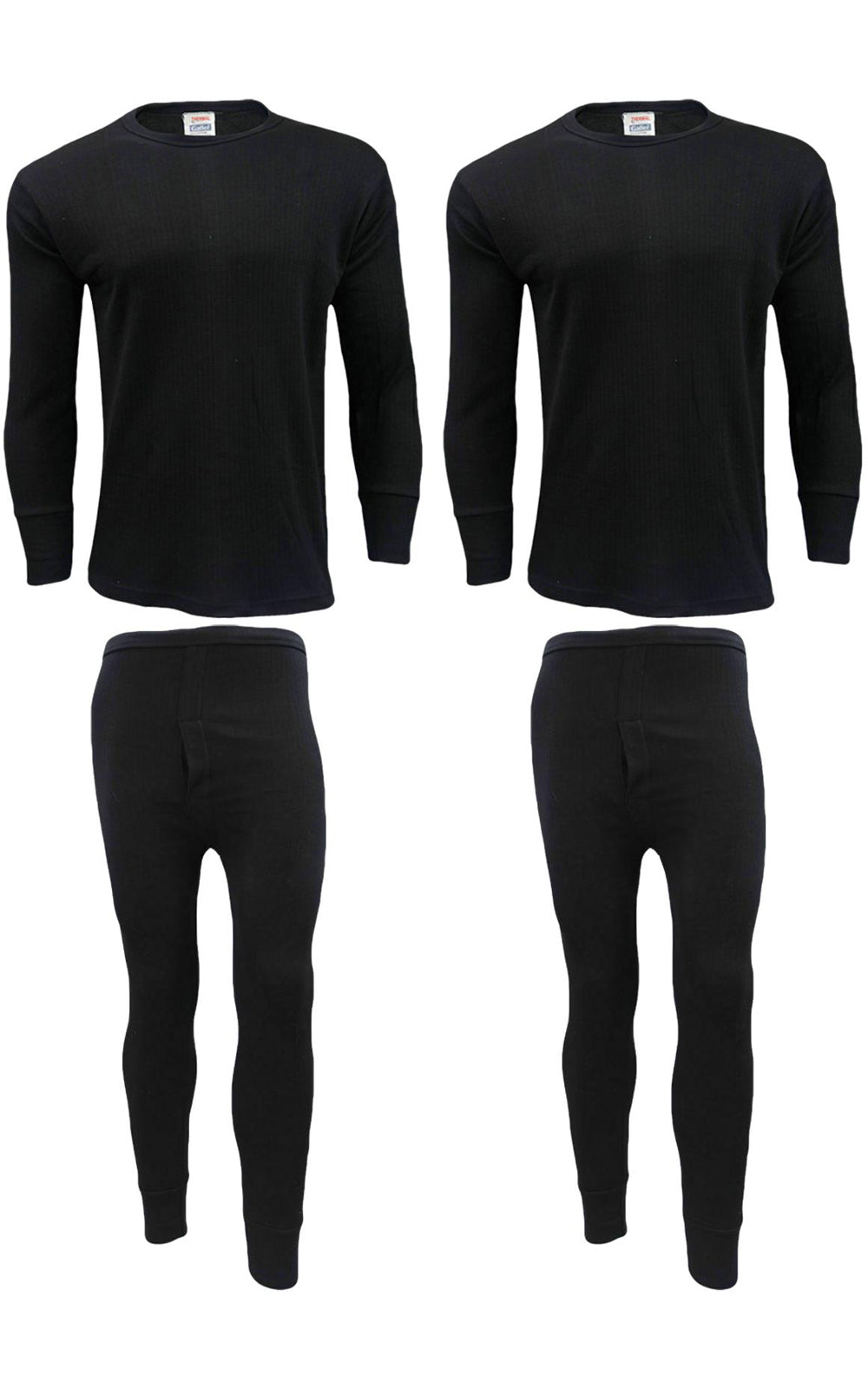 2 Pack Gaffer Men Long Johns Thermal Full Sleeve Set