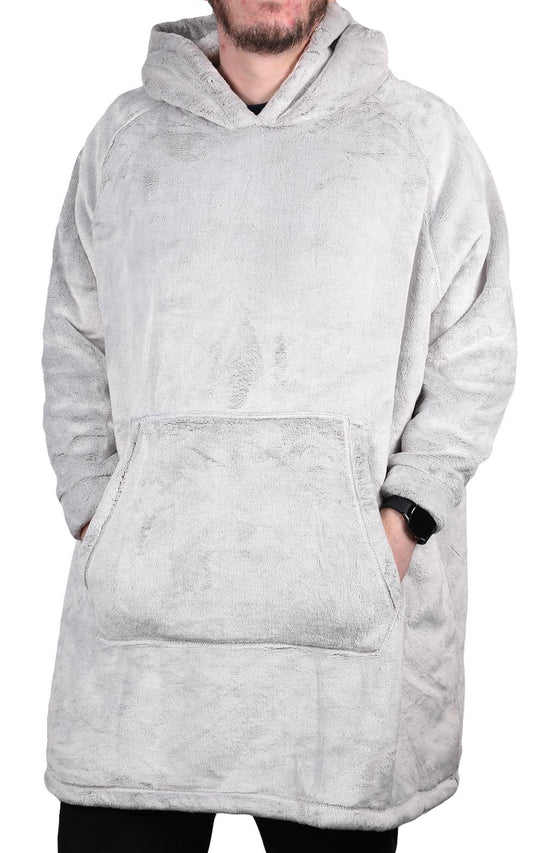 True Face Unisex Grey Blanket Hoodie