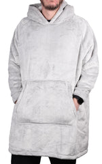 True Face Unisex Grey Blanket Hoodie