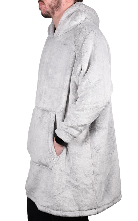 True Face Unisex Grey Blanket Hoodie