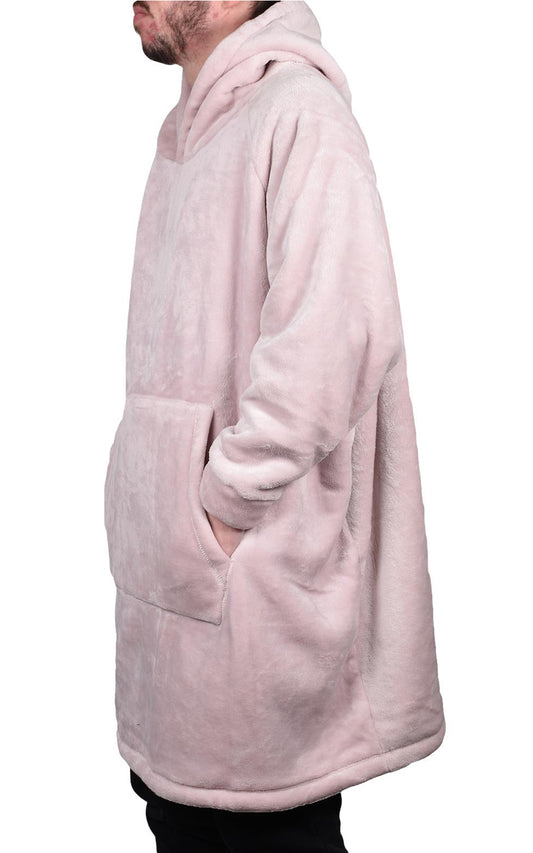 True Face Unisex Pink Blanket Hoodie