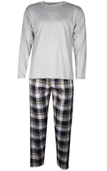 Gaffer Mens Polycotton Long Sleeves Pajamas Set