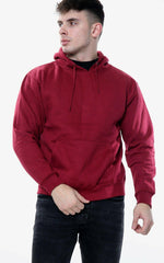 Mens Plain Pullover Hoodie