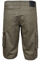 Firetrap Mens Chino Cargo Shorts