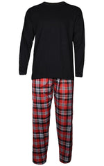 Gaffer Mens Polycotton Long Sleeves Pajamas Set