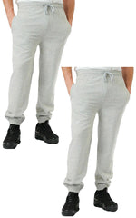 2 Pack Mens Elasticated Jogging Bottoms