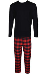 Gaffer Mens Polycotton Long Sleeves Pajamas Set