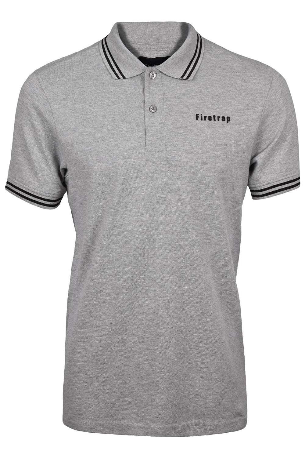 Firetrap Mens Short Sleeve Polo Collar T-shirt