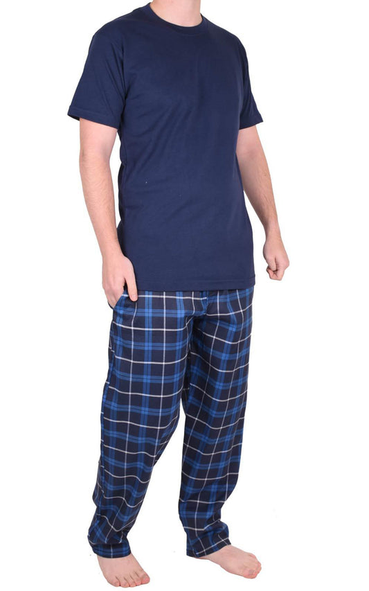 Gaffer Mens Polycotton Half Sleeves Pajamas Set