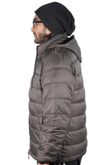 Mens Hooded Winter Bomber Jacket